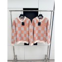LV Checkerboard Wool Embroidered Sweater
