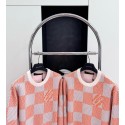 LV Checkerboard Wool Embroidered Sweater