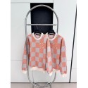 LV Checkerboard Wool Embroidered Sweater