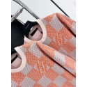 LV Checkerboard Wool Embroidered Sweater