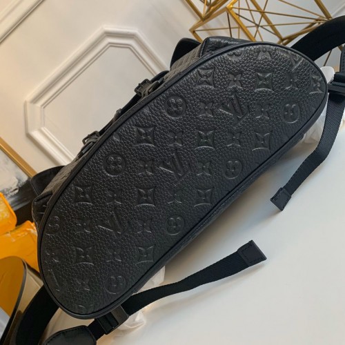 LV Christopher PM Monogram Taurillon Leather - Black