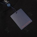 LV Classic Letter Jacquard Sweater - Black