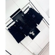 LV Demin Carpenter Short Pants - Dark Blue
