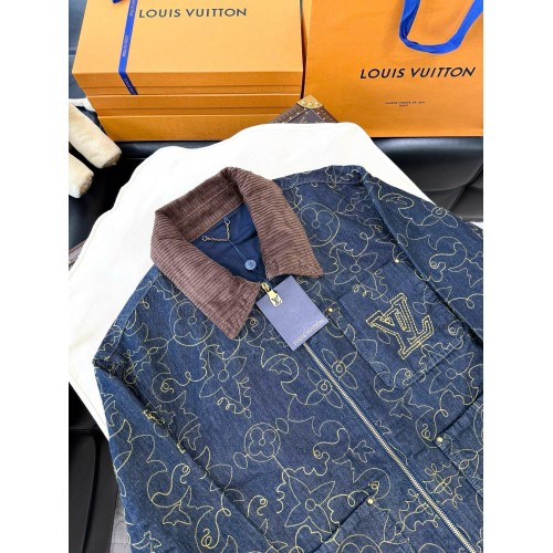 LV Denim Jacket - Blue LV Denim Jacket - Blue