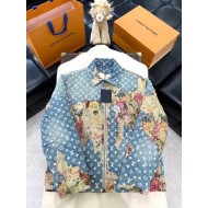 LV Destoryed Workwear Denim Jacket