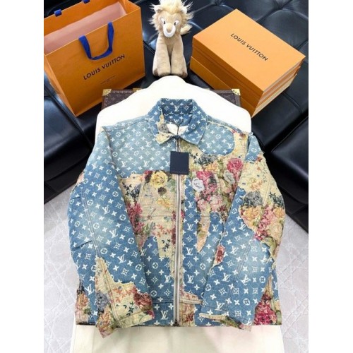 LV Destoryed Workwear Denim Jacket