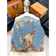 LV Destoryed Workwear Denim Jacket