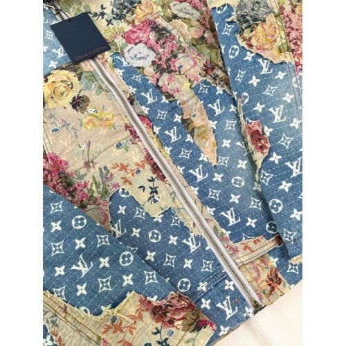 LV Destoryed Workwear Denim Jacket LV Destoryed Workwear Denim Jacket