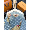 LV Destoryed Workwear Denim Jacket LV Destoryed Workwear Denim Jacket