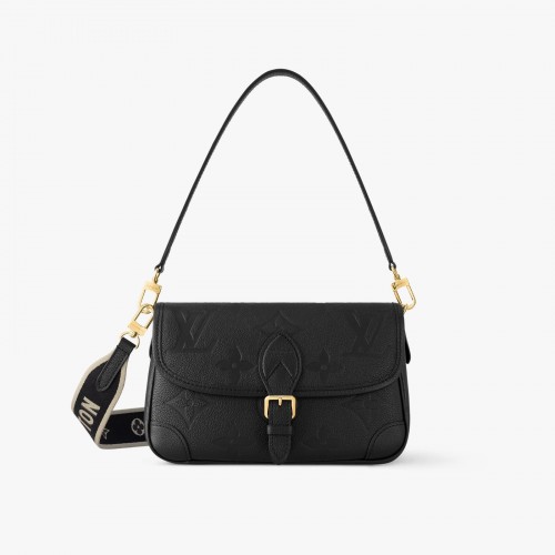 LV Diane - Black Monogram Empreinte Leather