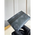 LV Double Card Holder - Monogram Eclipse