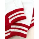 LV Early Spring New Diamond Red Baseball Jacket - RED LV Early Spring New Diamond Red Baseball Jacket - RED