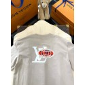 LV Embellished Graphic Cotton T-Shirt LV Embellished Graphic Cotton T-Shirt