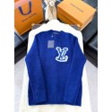 LV Logo Blue Sweater LV Logo Blue Sweater