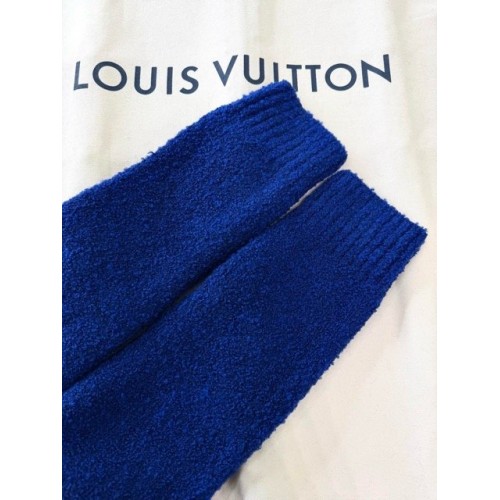 LV Logo Blue Sweater LV Logo Blue Sweater