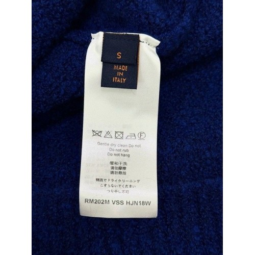 LV Logo Blue Sweater LV Logo Blue Sweater