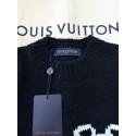 LV Logo Oatmeal Sweater - Black LV Logo Oatmeal Sweater - Black