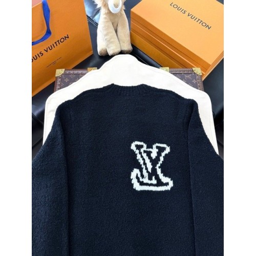 LV Logo Oatmeal Sweater - Black LV Logo Oatmeal Sweater - Black