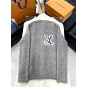 LV Logo Oatmeal Sweater - Grey LV Logo Oatmeal Sweater - Grey
