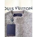 LV Logo Oatmeal Sweater - Grey LV Logo Oatmeal Sweater - Grey