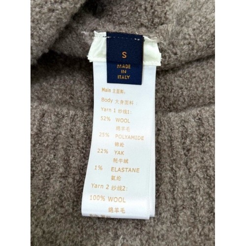 LV Logo Oatmeal Sweater - Grey LV Logo Oatmeal Sweater - Grey