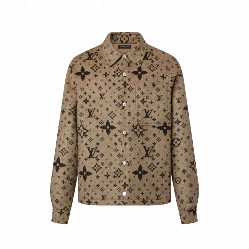 LV Monogram Double Face Blend Overshirt