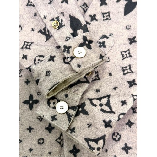 LV Monogram Double Face Blend Overshirt