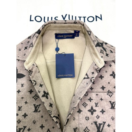 LV Monogram Double Face Blend Overshirt