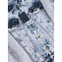 LV Purple Destroyed Washed Denim LV Purple Destroyed Washed Denim
