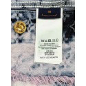 LV Purple Destroyed Washed Denim LV Purple Destroyed Washed Denim