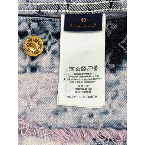 LV Purple Destroyed Washed Denim LV Purple Destroyed Washed Denim