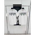LV Rose Embroidered Short Sleeve Shirt - White