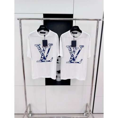 LV Ski Collection New Knitted Short Sleeve - White