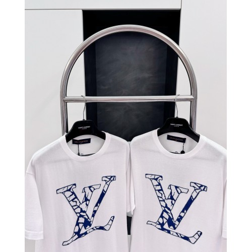 LV Ski Collection New Knitted Short Sleeve - White