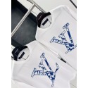 LV Ski Collection New Knitted Short Sleeve - White