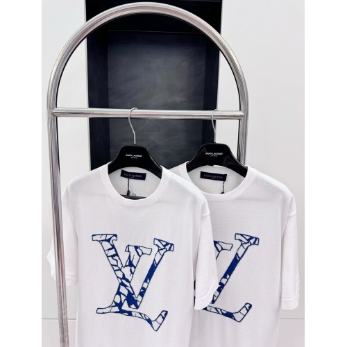 LV Ski Collection New Knitted Short Sleeve - White