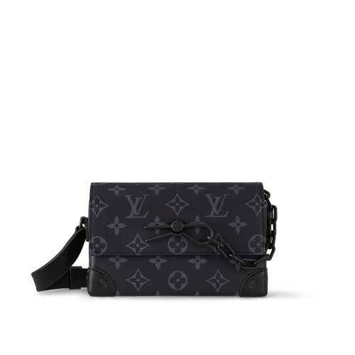 LV Steamer Wearable Wallet - Monogram Eclipse