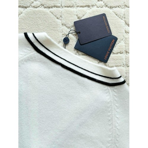 LV Stripe Accent Cardigan LV Stripe Accent Cardigan