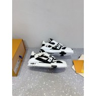 LV Trainer Sneaker - Black Cream