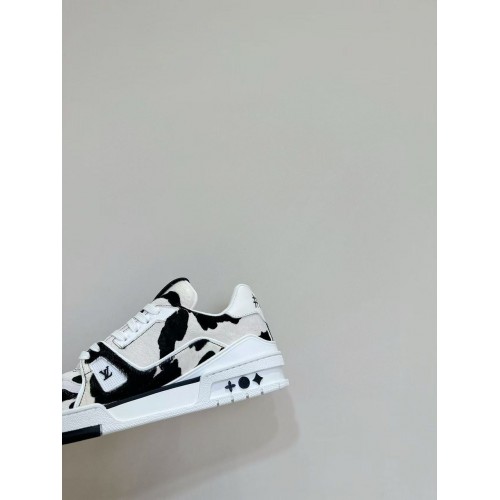 LV Trainer Sneaker - Black Cream