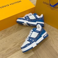 LV Trainer Sneaker - Blue