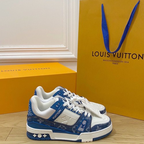 LV Trainer Sneaker - Blue