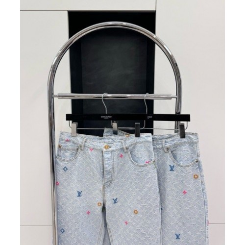 LV x Tyler 2024SS Early Spring Joint Embroidered Jeans LV x Tyler 2024SS Early Spring Joint Embroidered Jeans