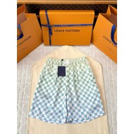 Lv 25SS Early Spring New Color Checkerboard Shorts Pants