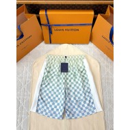 Lv 25SS Early Spring New Color Checkerboard Shorts Pants