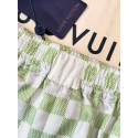 Lv 25SS Early Spring New Color Checkerboard Shorts Pants