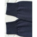 MIU MIU 2025SS One-Shoulder Knitted Long Sleeve - Dark Blue