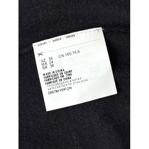 MIU MIU 2025SS One-Shoulder Knitted Long Sleeve - Dark Blue