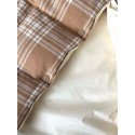 MIU MIU 2025SS Plaid Down Jacket - Brown MIU MIU 2025SS Plaid Down Jacket - Brown