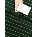 MIU MIU 2025SS Striped Pocket Slogan Long Sleeve - Green MIU MIU 2025SS Striped Pocket Slogan Long Sleeve - Green